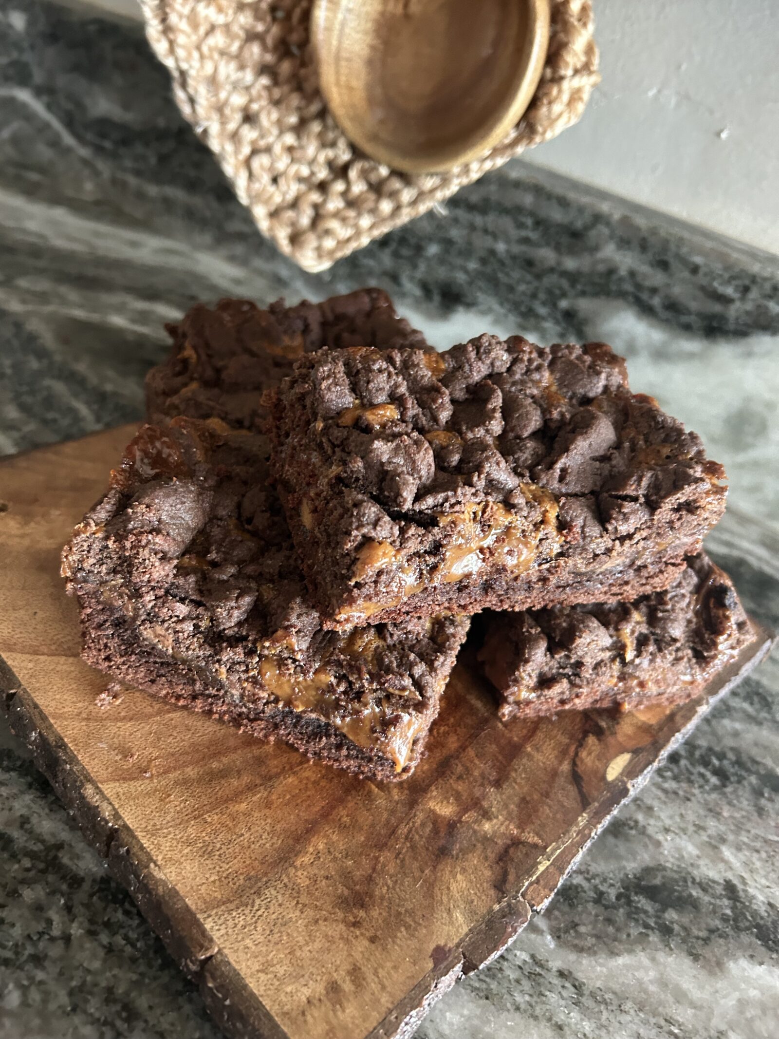 Caramel Fudge Brownies