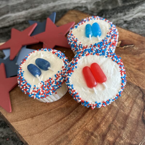 4th of July Popsicle Cupcakes