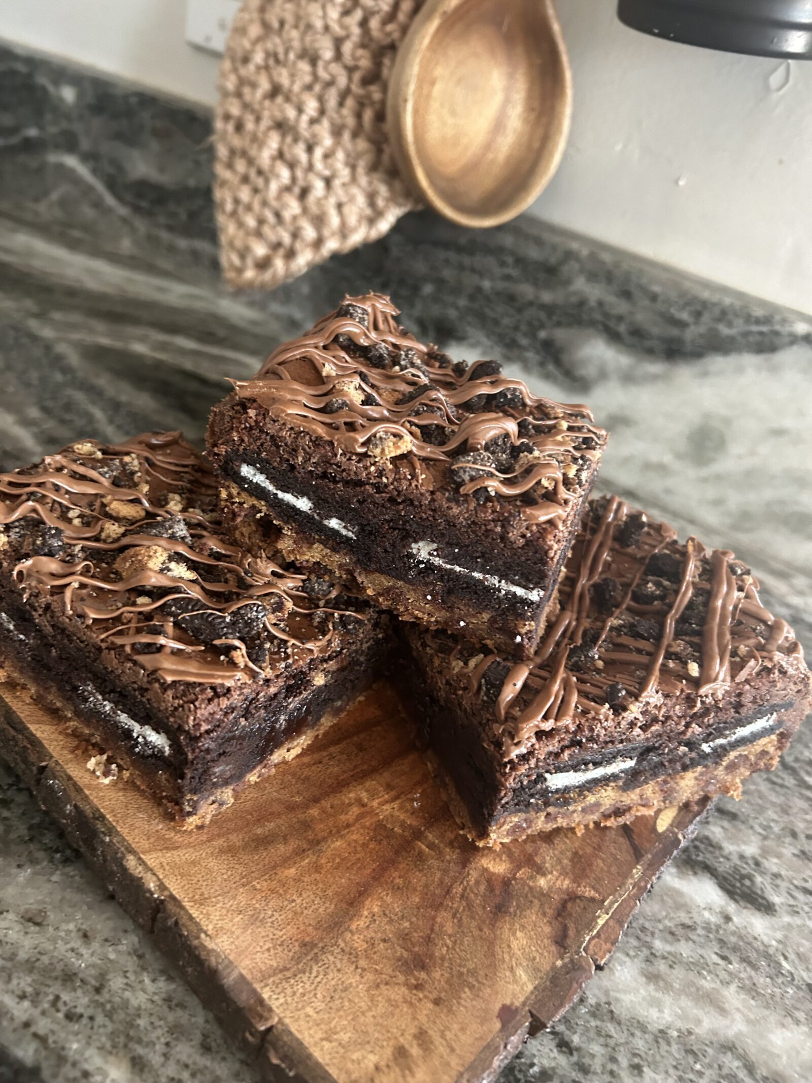 Cookie Dough Oreo Brownie