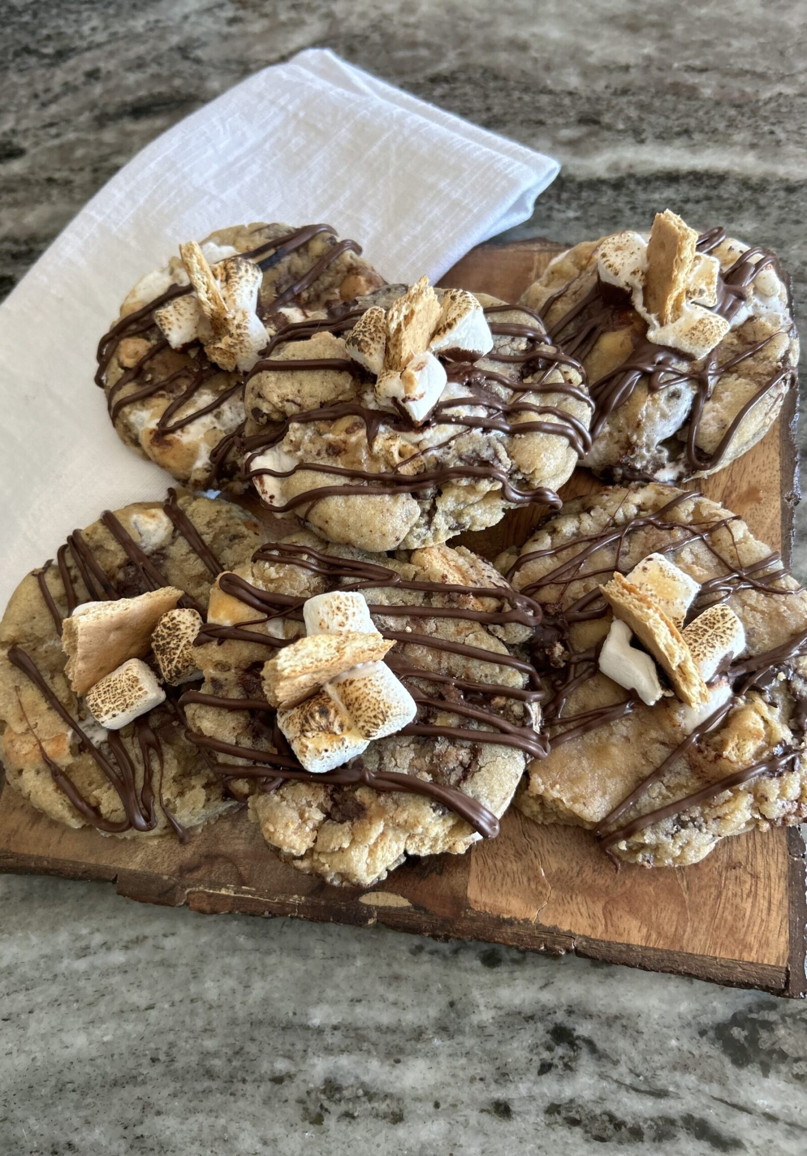 S'more Stuffed Cookies