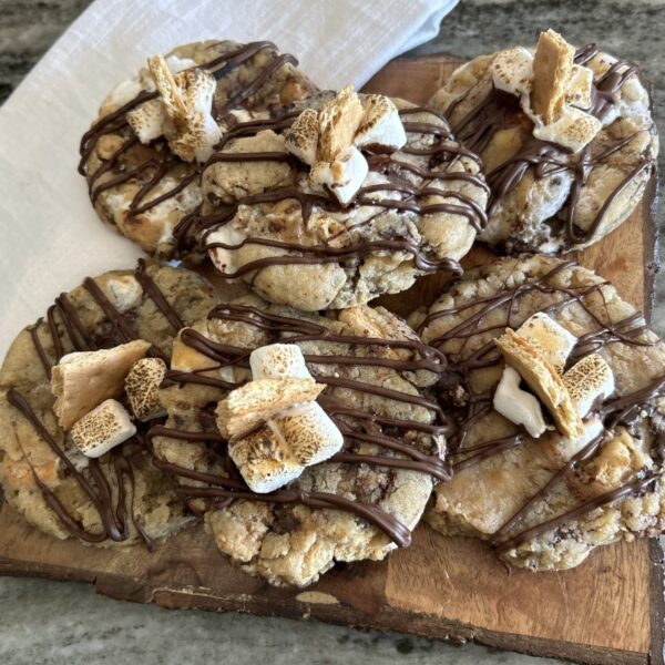 S'more Stuffed Cookies