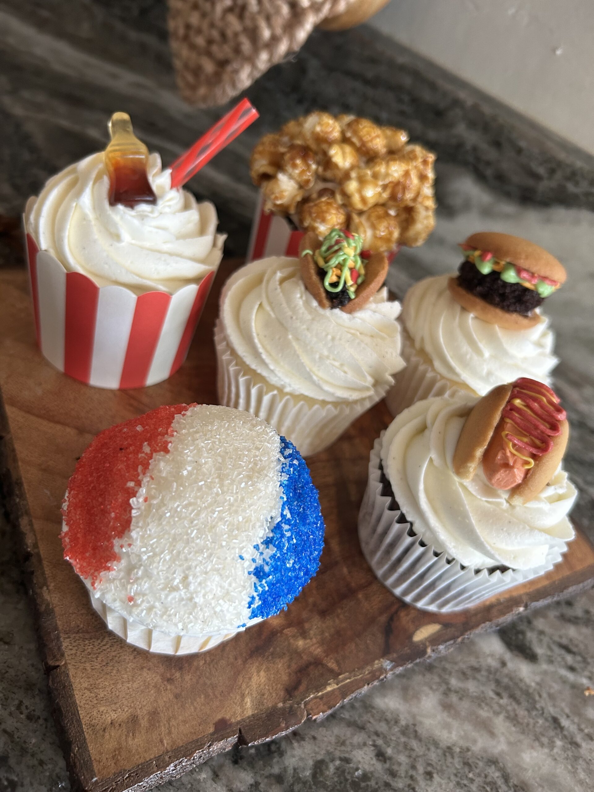 Circus Theme Cupcakes