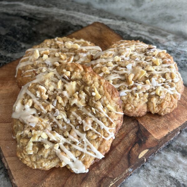 Apple Cider Brown Butter Oatmeal Cookies