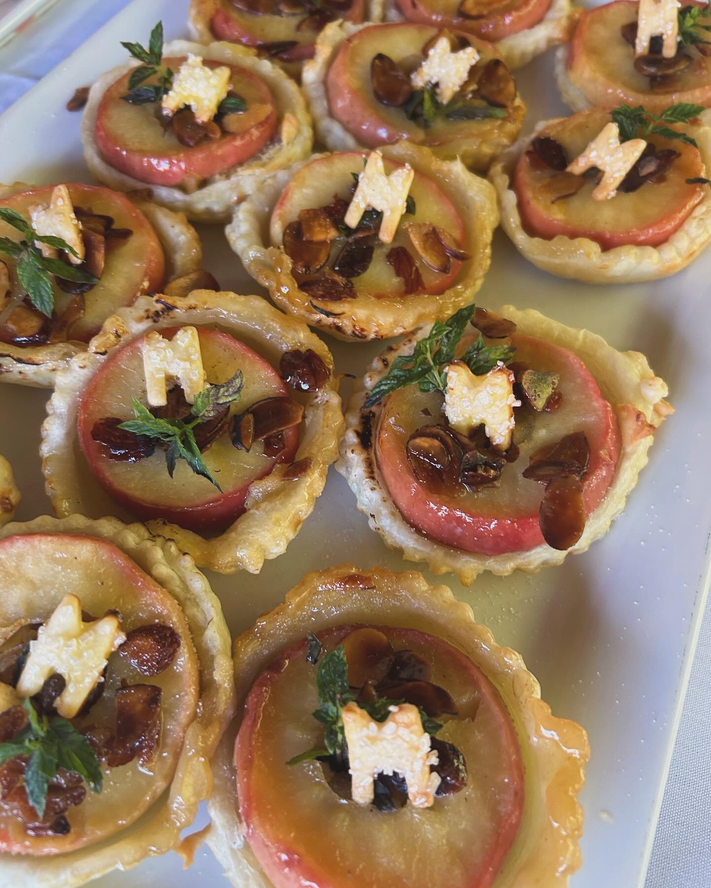 Almond Apple Puff Tarts