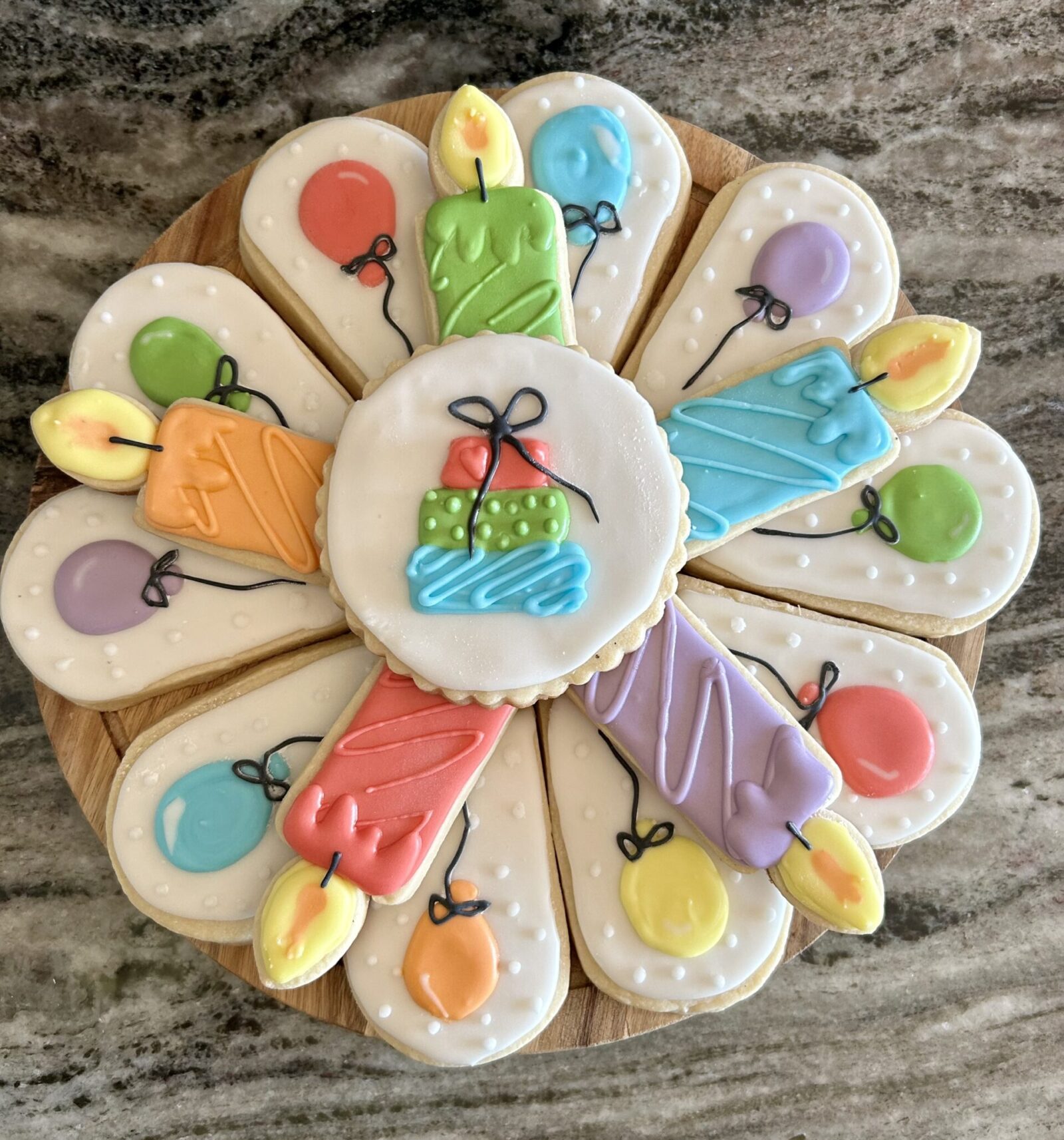 Birthday Cookie Platters