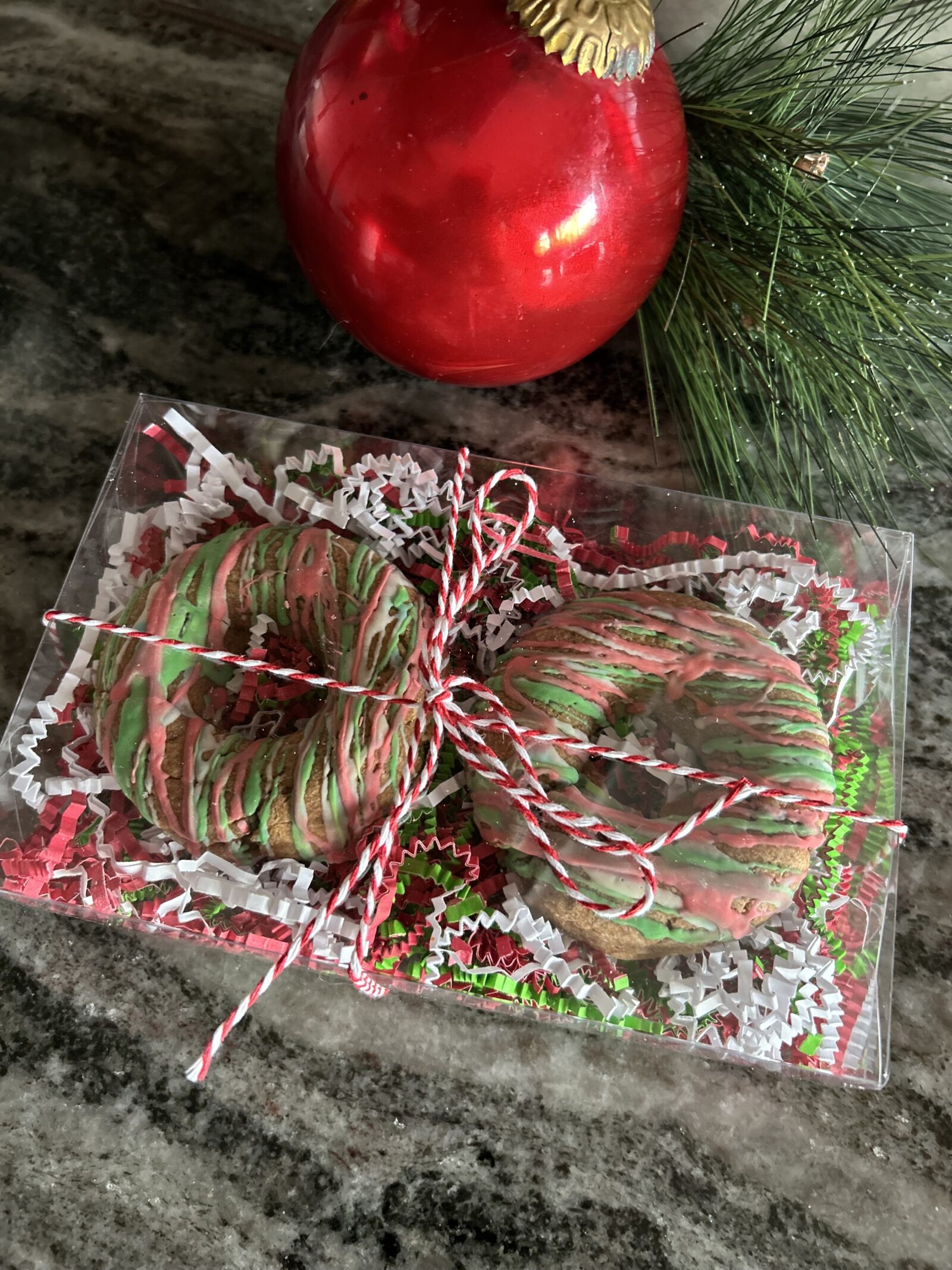 Homemade Donut Christmas Dog Treats