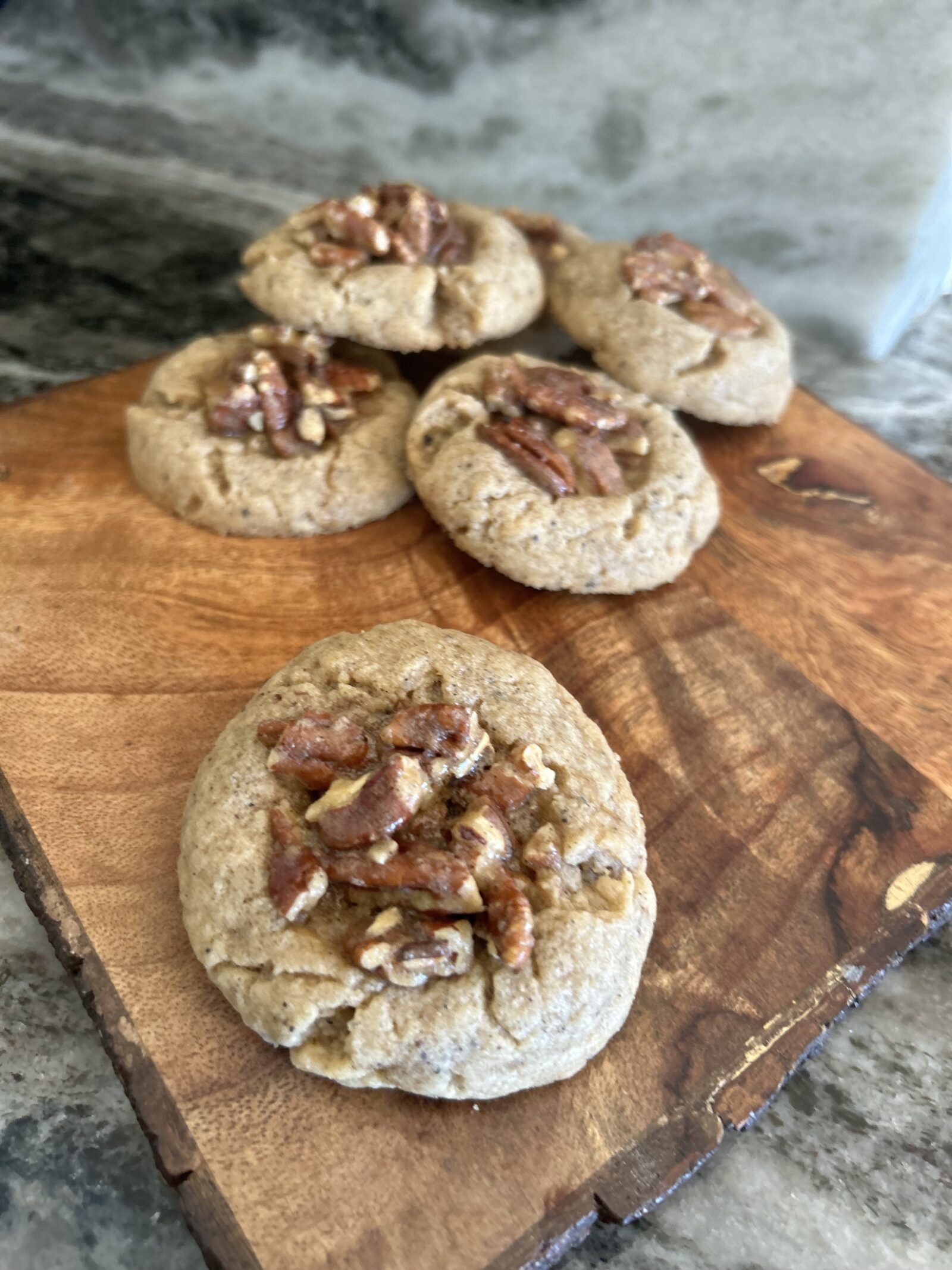 Pecan Pie Thumbprint Cookies