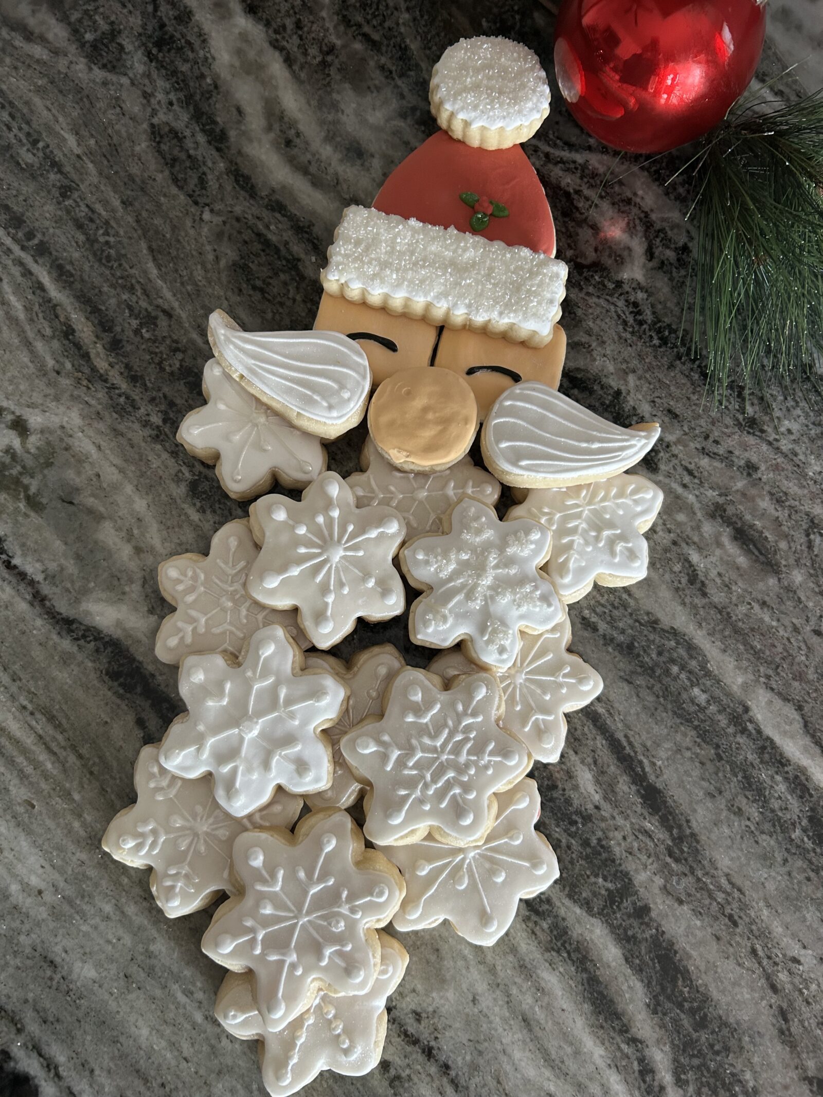 Santa Sugar Cookie Platter - Image 2