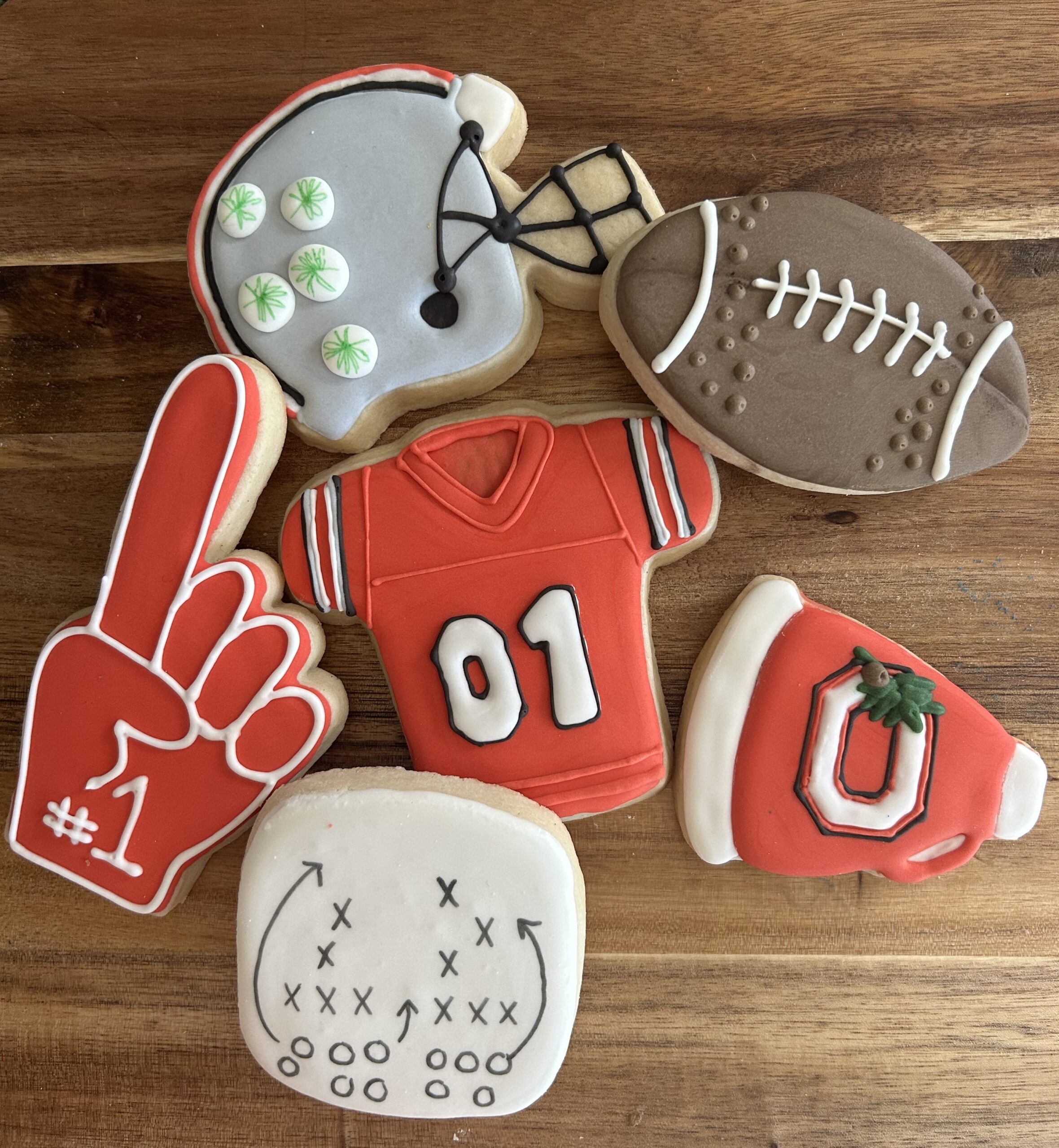 College Football Sugar Cookies - Image 2