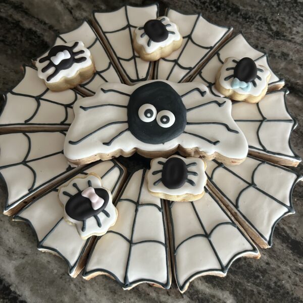 Spider Sugar Cookie Platter
