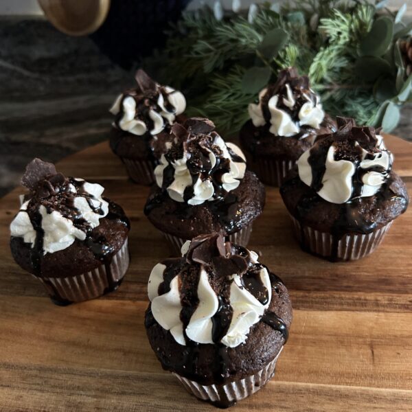 Chocolate Bumpy Cupcakes