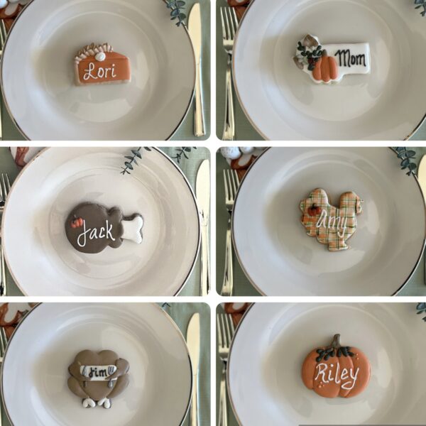 Personalized Thanksgiving Cookies